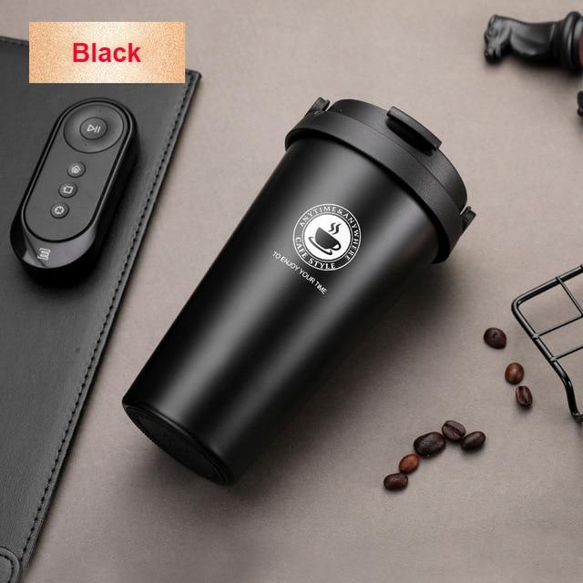 500ML Coffee Mug Creative 304 Stainless Steel Double Wall Vacuum Insulated