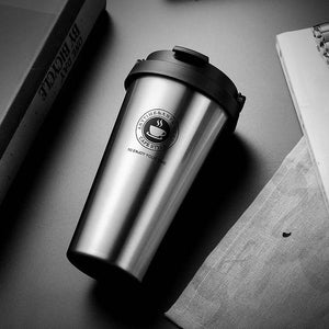 500ML Coffee Mug Creative 304 Stainless Steel Double Wall Vacuum Insulated