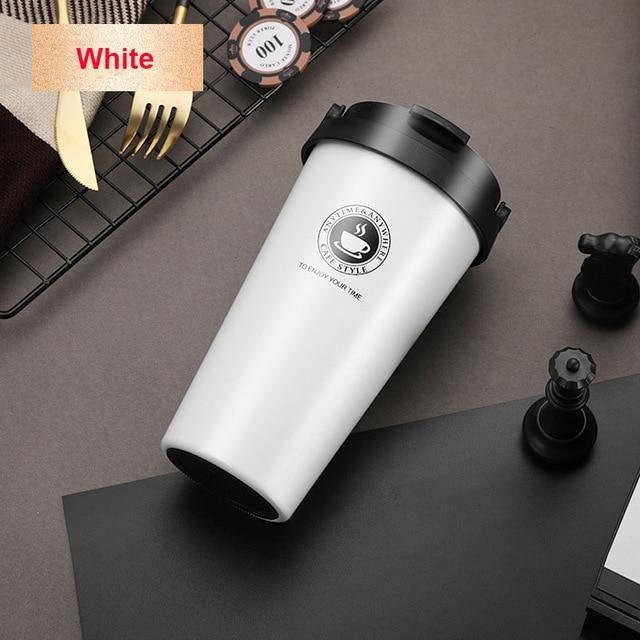 500ML Coffee Mug Creative 304 Stainless Steel Double Wall Vacuum Insulated