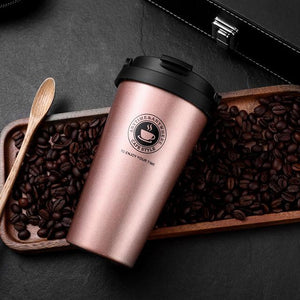 500ML Coffee Mug Creative 304 Stainless Steel Double Wall Vacuum Insulated