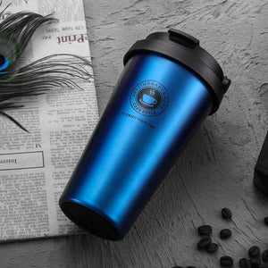 500ML Coffee Mug Creative 304 Stainless Steel Double Wall Vacuum Insulated