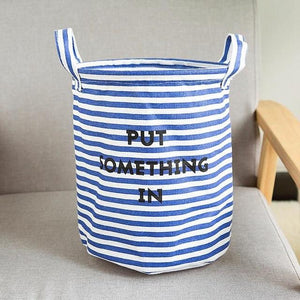 Folding Laundry Basket Cartoon Storage Barrel Standing Toys Clothing Storage Bucket Laundry Organizer Holder Pouch Household