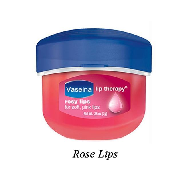 Lip Care Vaseline Therapy Petroleum Jelly Lip Balm Makeup Lipstick Base Moisturizer Hydrating Smooth Baby Lips 7g