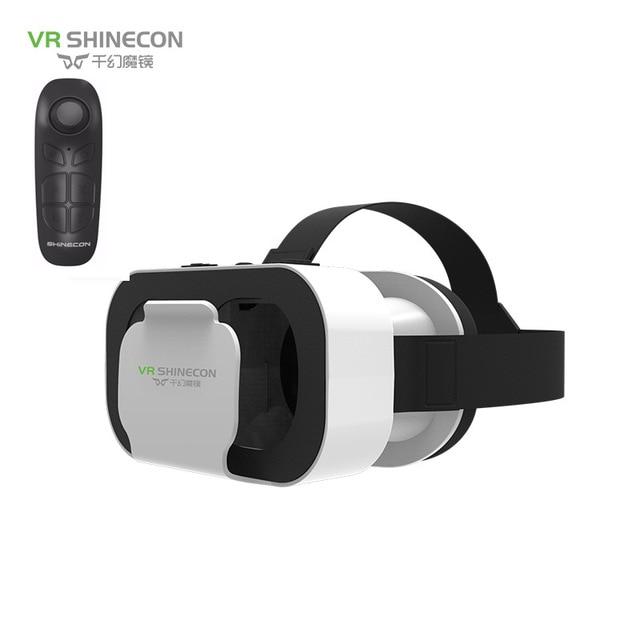 VR SHINECON BOX 5 Mini VR Glasses 3D Glasses Virtual Reality Glasses VR Headset For Google cardboard Smartp