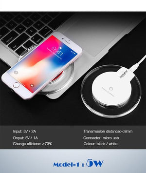 Suntaiho Qi Wireless Charger 5W Phone Charger Wireless Fast Charging Dock Cradle Charger for iPhone samsung xiaomi huawei P30