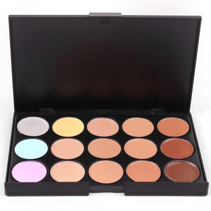 Natural Professional Concealer Palettes 15 Colors makeup Foundation Facial Face Cream Cosmetic contour palette concealer palette