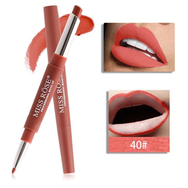 Miss Rose Top Brand Lip Liner Matte Lip Pencil Long-lasting Waterproof Moisturizing Lipsticks Makeup Sexy Lips Contour Cosmetics