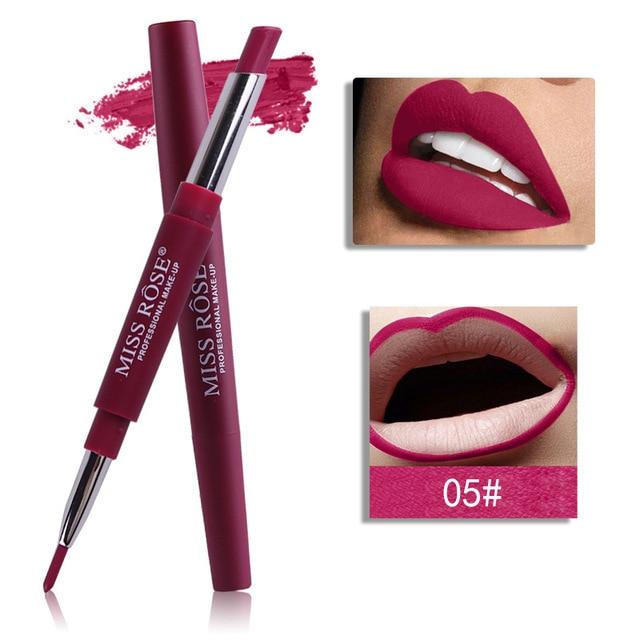 Miss Rose Top Brand Lip Liner Matte Lip Pencil Long-lasting Waterproof Moisturizing Lipsticks Makeup Sexy Lips Contour Cosmetics