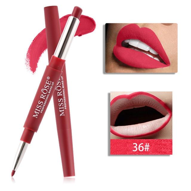 Miss Rose Top Brand Lip Liner Matte Lip Pencil Long-lasting Waterproof Moisturizing Lipsticks Makeup Sexy Lips Contour Cosmetics