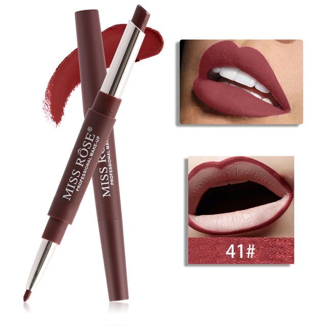 Miss Rose Top Brand Lip Liner Matte Lip Pencil Long-lasting Waterproof Moisturizing Lipsticks Makeup Sexy Lips Contour Cosmetics