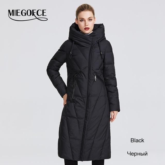 MIEGOFCE 2019 New Collection Women Coat With a Resistant  Windproof Collar Women Parka Very Stylish Women's Winter Jacket