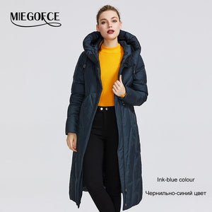 MIEGOFCE 2019 New Collection Women Coat With a Resistant  Windproof Collar Women Parka Very Stylish Women's Winter Jacket