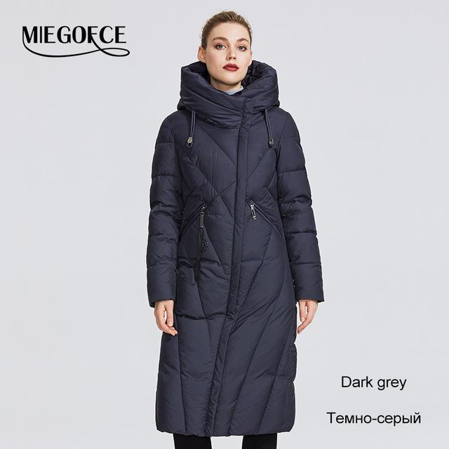 MIEGOFCE 2019 New Collection Women Coat With a Resistant  Windproof Collar Women Parka Very Stylish Women's Winter Jacket