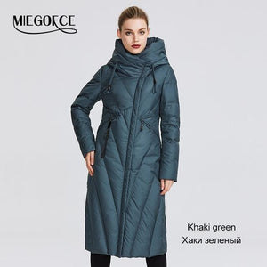 MIEGOFCE 2019 New Collection Women Coat With a Resistant  Windproof Collar Women Parka Very Stylish Women's Winter Jacket