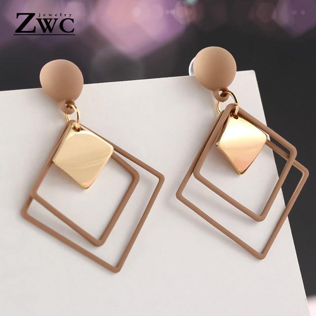 Fashion Women's Acrylic Drop Long Dangling Earrings