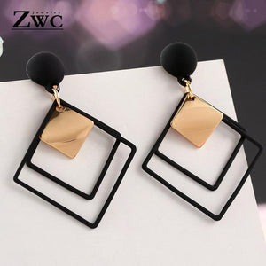 Fashion Women's Acrylic Drop Long Dangling Earrings