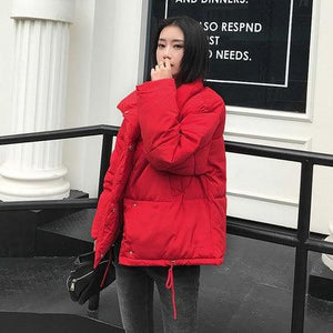 New Women Winter Coat Female Warm Down cotton jacket Women's Korean Bread service Wadded Jackets parkas Female jacket coats A941