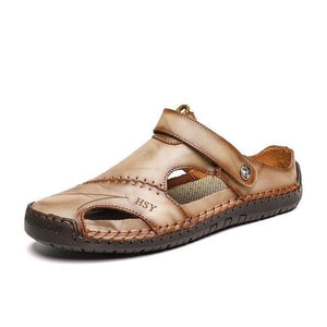 Leather Classic Roman Sandals Slipper