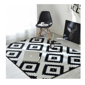 Nordic Modern Carpet Polyester Rug and Carpets for Living Room Floor Child Kids Play Mat Bedroom Bathroom Home Door Mat alfombra