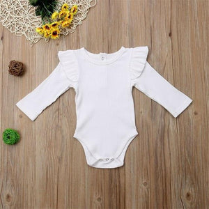 Newborn Baby Girl Boys Long Sleeve Romper Jumpsuit Bodysuit