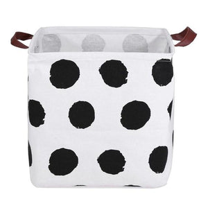 Foldable Laundry Basket Storage Clothes Storage Barrels for Kid Sundries Toy Holder Container Basket Organizer Bag Home Storage