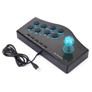 3 In 1 USB Wired Game Controller Arcade Fighting Joystick Stick For PS3 Computer PC Gamepad Engineering Design Gaming Console