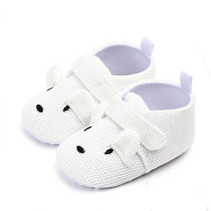 Adorable Infant Slippers Toddler Baby Boy Girl Knit Crib Shoes