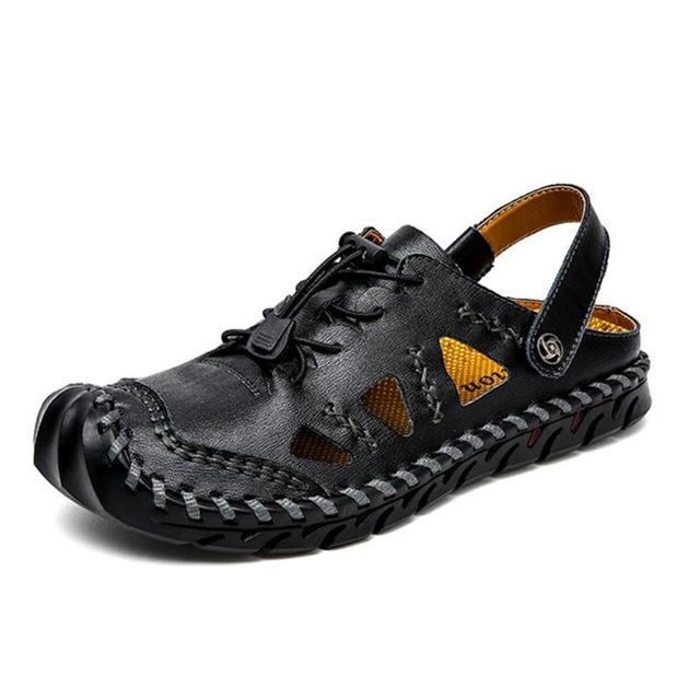 Leather Classic Roman Sandals Slipper