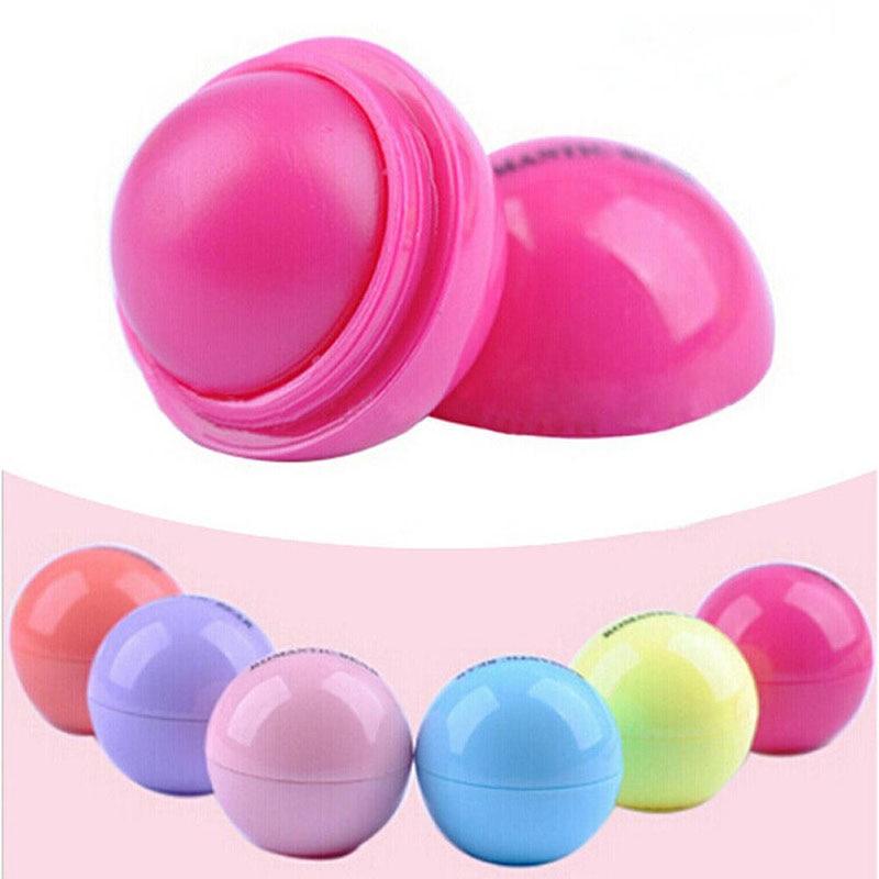 Brand New Fashion Round Ball Natural Organic Embellish Lip Balm Lip Care