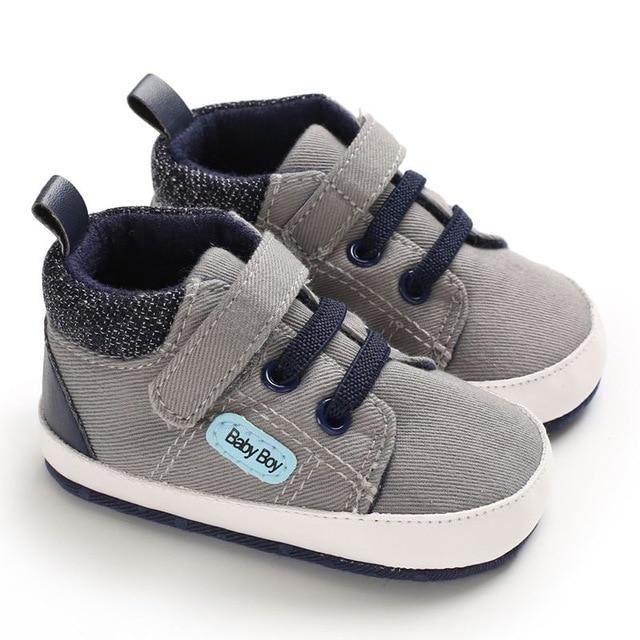 Baby Shoes Classic Canvas Baby Boy Shoes Spring Cotton Straps Stitching Shoes