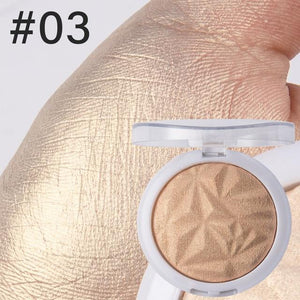 6 Color Highlighter Facial Bronzers Palette Makeup Glow Face Cosmetics