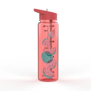 Bpa Free 750ml 100%Tritan Sports Outdoor Straw Water Bottle With Flamingos Printing My Drink Juice Handle The Unicorn Kettle