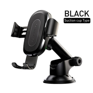 Baseus Qi Wireless Car Charger For iPhone XS XR Samsung S10 Wireless Charger 10W Fast Charging Car Phone Holder