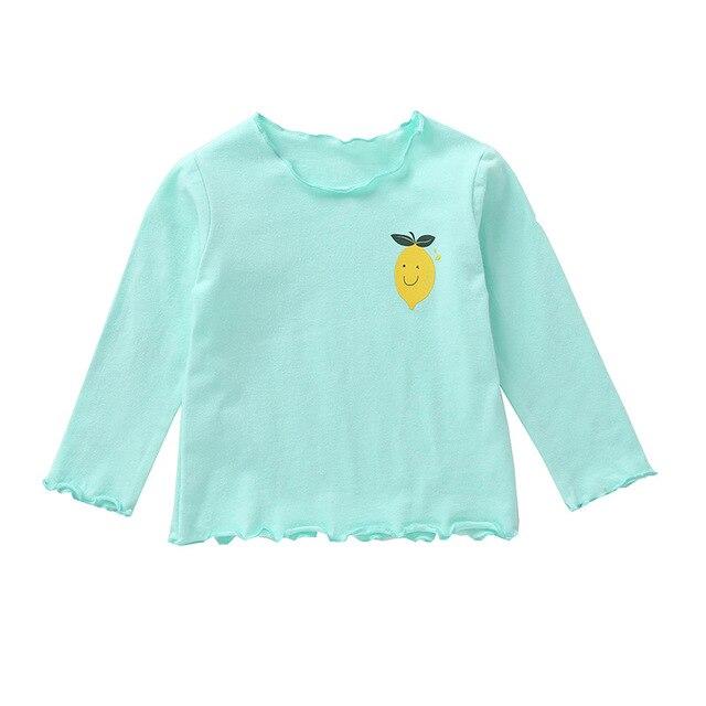 Baby Girl Thicken T-shirt Children Long Sleeve T-Shirts