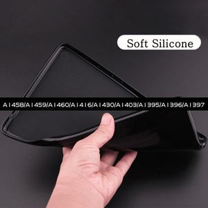 Case for iPad 2 3 4 A1460 Case Silicone Soft Back Folio Stand with Auto Sleep/Wake Up PU Leather Smart Cover for iPad 3 4 2 Case