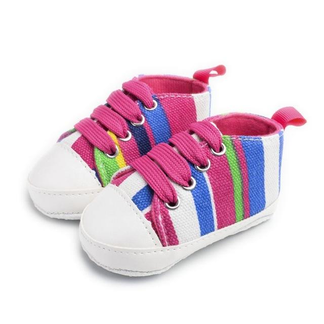 New Canvas Classic Sports Sneakers Newborn Baby Boys Girls First Walkers Shoes