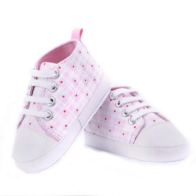 New Canvas Classic Sports Sneakers Newborn Baby Boys Girls First Walkers Shoes