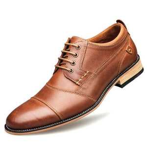 Oxfords Men Genuine Leather Dress Shoes