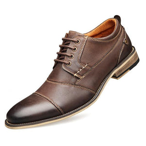 Oxfords Men Genuine Leather Dress Shoes