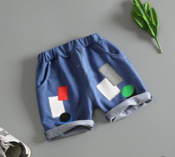 5/10 Length Kids Pants 2019 Children's Denim Shorts