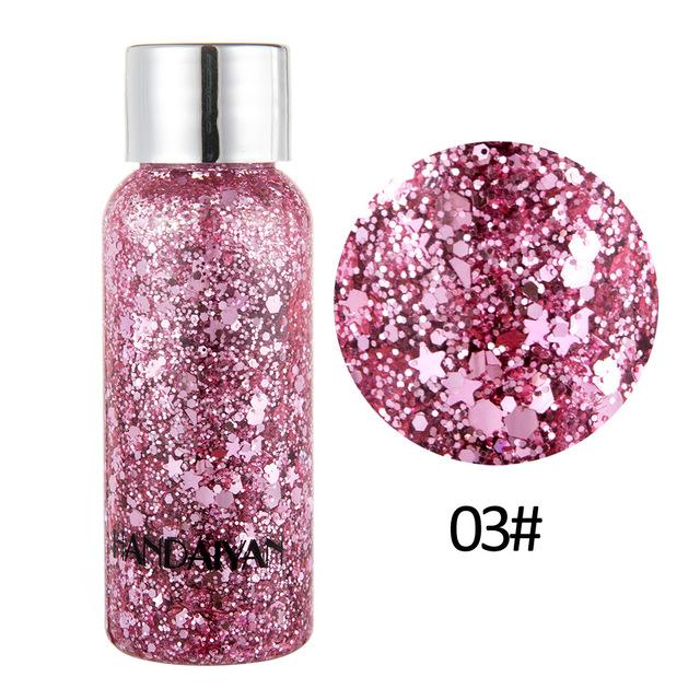 Eyes Makeup Shimmer Glitter Gel Sequins Decoration Eye Face Lip Body Eyeshadow Party Festival Make Up Shining Sequins Cosmetic