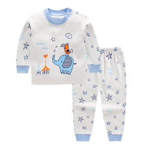 0-2year baby clothes set Winter cotton Newborn Baby boys girls Clothes 2PCS