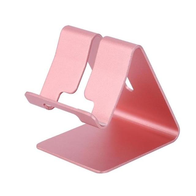 Universal Aluminium Alloy Smart Phone Stand Desk Holder Charge Stand Cradle Mount For iPhone Metal Tablets Stand For ipad Tablet