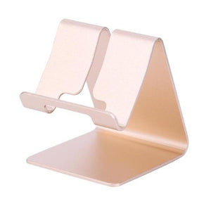 Universal Aluminium Alloy Smart Phone Stand Desk Holder Charge Stand Cradle Mount For iPhone Metal Tablets Stand For ipad Tablet