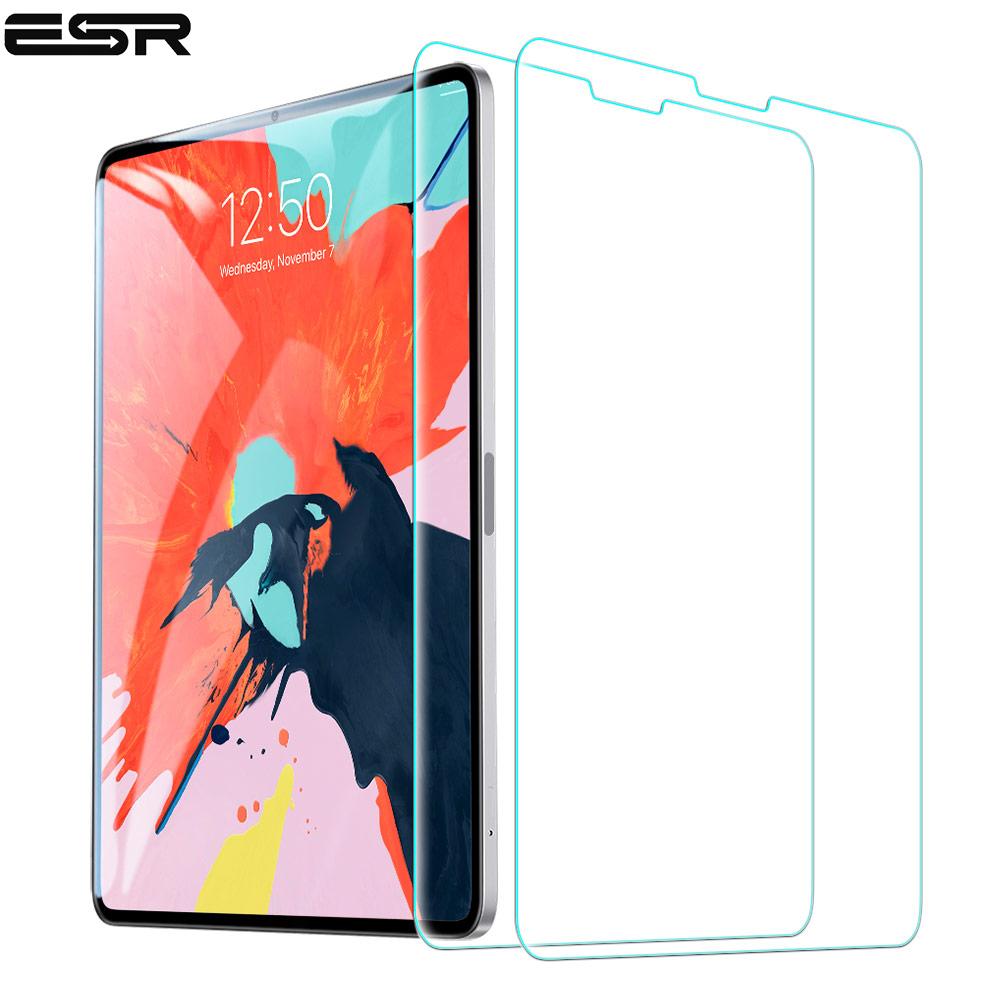 ESR Screen Protector for Apple iPad Pro 12.9 2018 Film 9H Toughened Tempered Glass Protective Film Guard for iPad Pro 12.9 2018