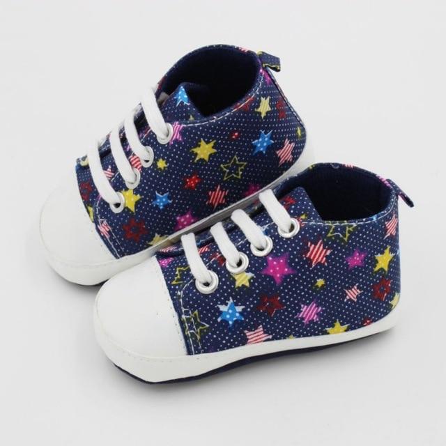 New Canvas Classic Sports Sneakers Newborn Baby Boys Girls First Walkers Shoes