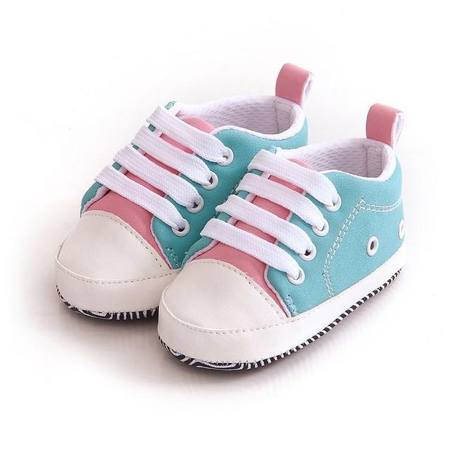 New Canvas Classic Sports Sneakers Newborn Baby Boys Girls First Walkers Shoes