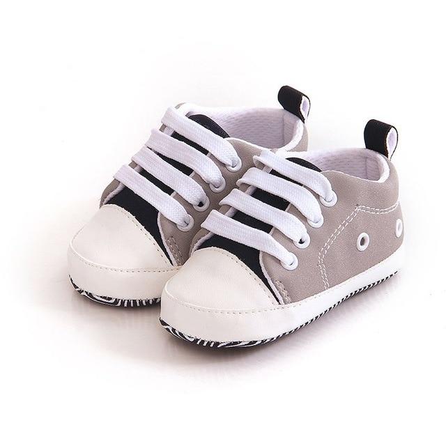 New Canvas Classic Sports Sneakers Newborn Baby Boys Girls First Walkers Shoes