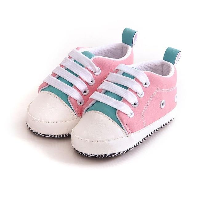 New Canvas Classic Sports Sneakers Newborn Baby Boys Girls First Walkers Shoes