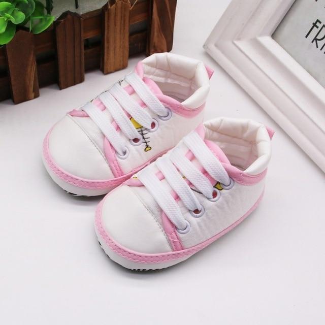 New Canvas Classic Sports Sneakers Newborn Baby Boys Girls First Walkers Shoes